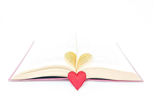 istock open book and forming a heart with their central leaves 504534508