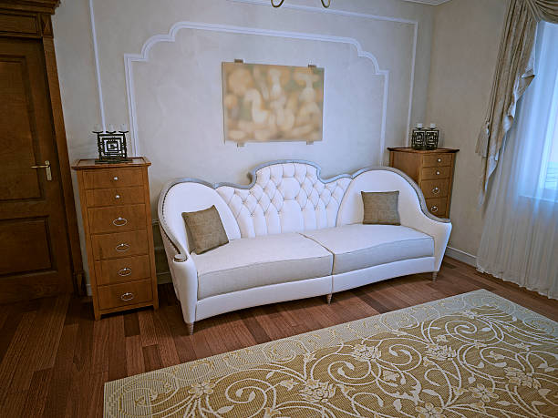 istock Living room in art deco design 504534690