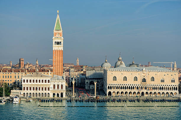 istock Venice skyline with Campanile and Doges palace 504538720
