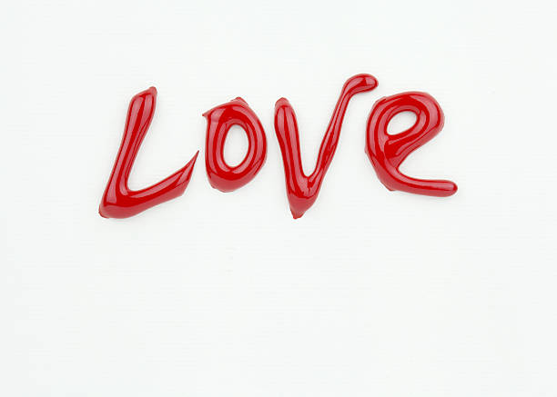 istock Word Love on white Valentine Card 504538776