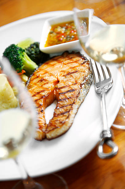 istock close up salmon steak 504541445
