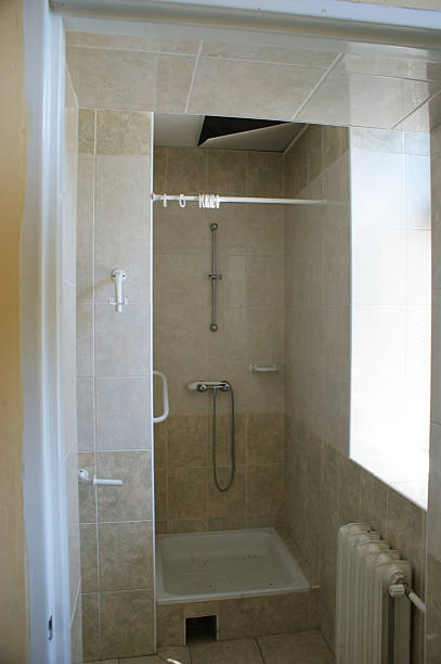 istock Interior of old house, wc, bathroom 504541879