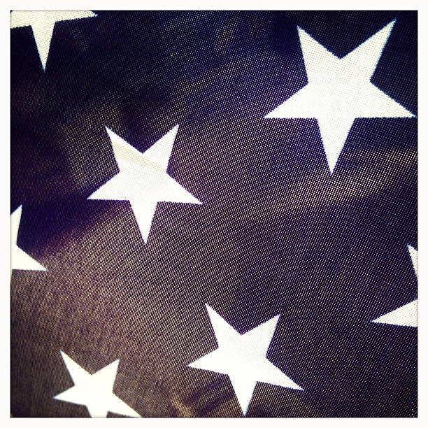 istock Close Up of American Flag 504544843