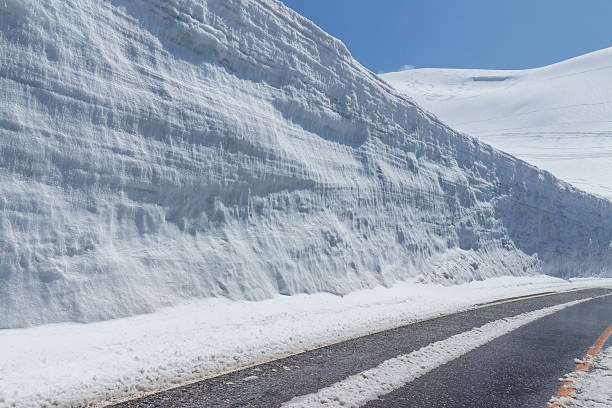 istock Snow wall, Japanese Alps in Japan 504546317