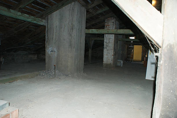 istock Old loft in an abandoned palace 504546575