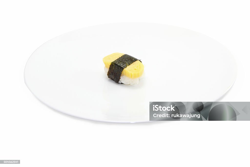 sushi Sushi in on the white background. Asia Stock Photo