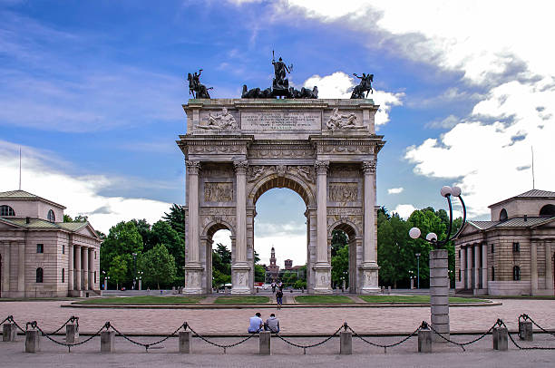 istock Arch of Peace in Milan 504563145