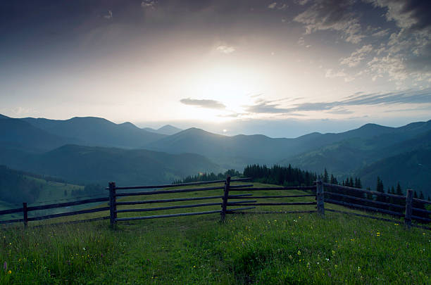 istock evening mountain plateau landscape (Carpathian, Ukraine) 504564337