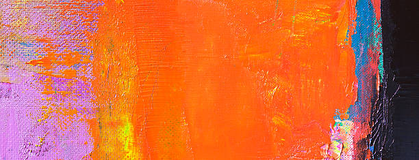 istock Abstract painted orange and red  purple backgrounds. 504564681