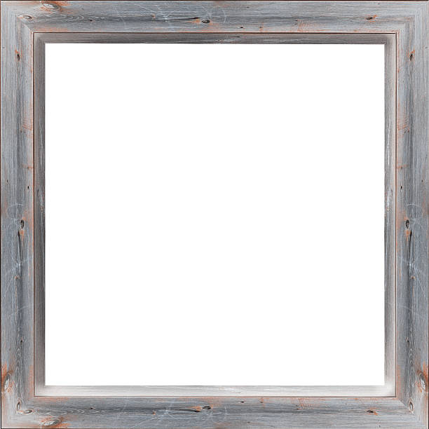 istock wooden frame isolated on the white background 504565299