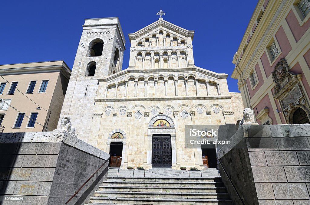 Cagliari Cathedral Cathedral of St. Mary and St. Cecilia is a Roman Catholic cathedral in Cagliari, Sardinia, Italy Cagliari Stock Photo