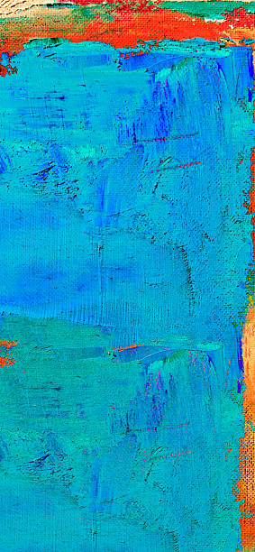 istock Abstract painted blue and red  art backgrounds. 504565667