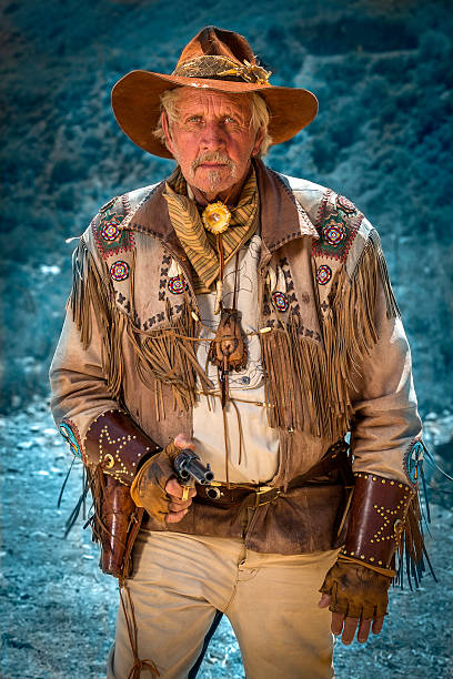 istock Cowboy with his gun drawn 504566357