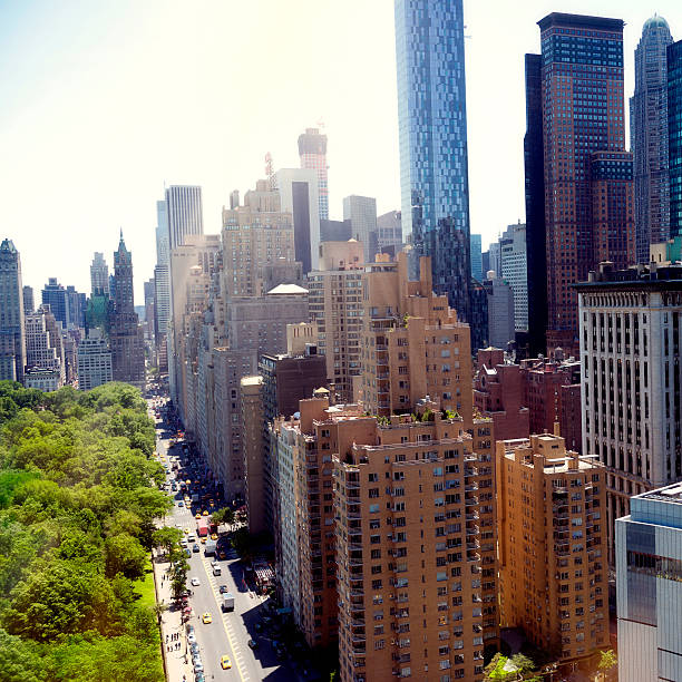 istock Central Park Cityscape, NYC. Aerial View 504567219
