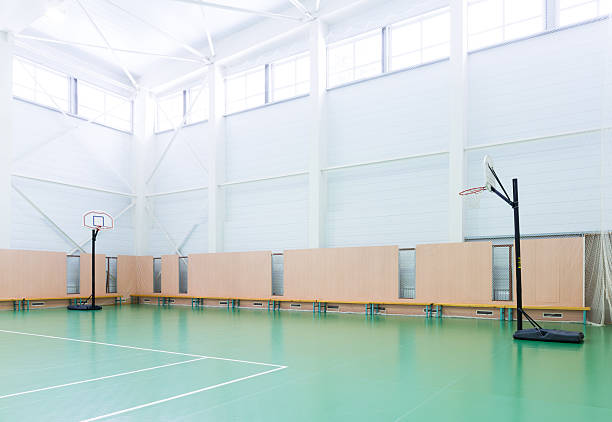 istock Indoors tennis court 504567717