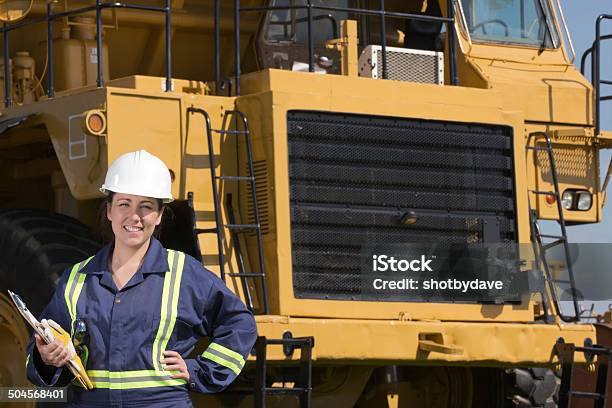 Female Oil Worker Stock Photo - Download Image Now - Mining - Natural Resources, Women, Miner