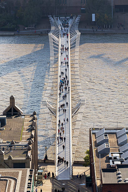 istock Aerial of Millennium Bridge 504569551