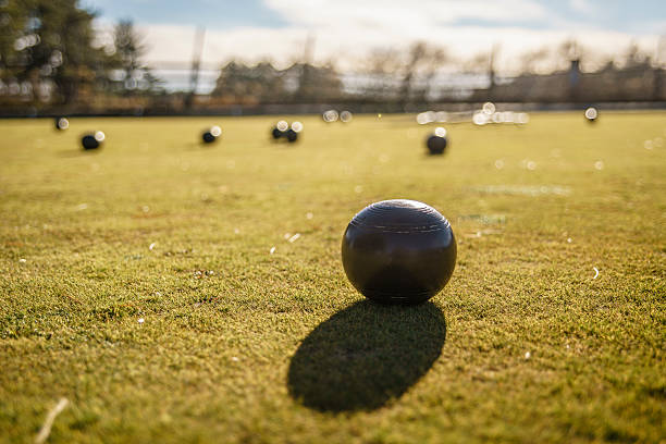 istock Balls for bowls at the lawn 504574290