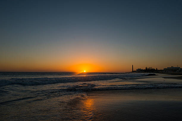 istock Sunset at Maspalomas beach, Gran Canaria,Spain 504578096