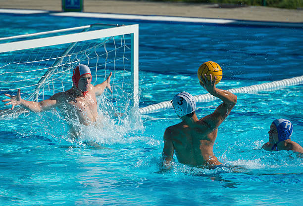 istock Water Polo Attractive Goal Action 504579829