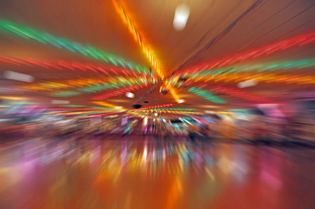 istock Indoor skating rink very brightly lighted and defocused 504580018