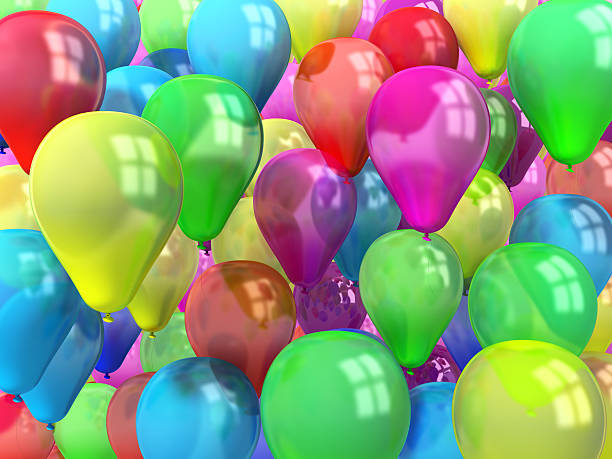 istock bright bunch of colorful balloons background 504580616