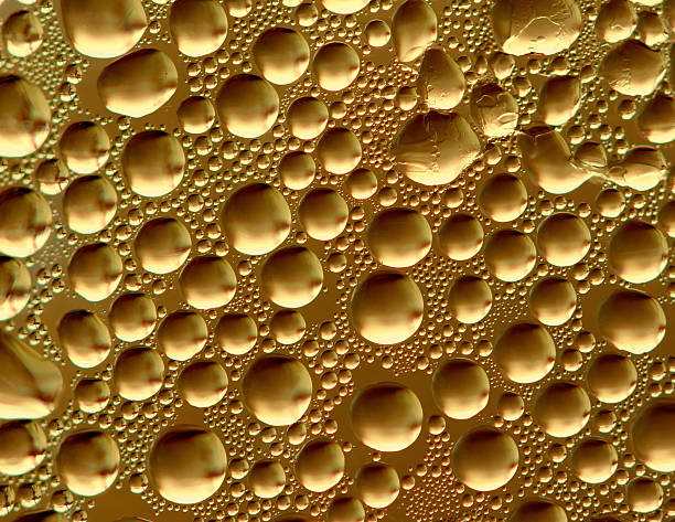 istock Water drop on a glass of beer. 504581131