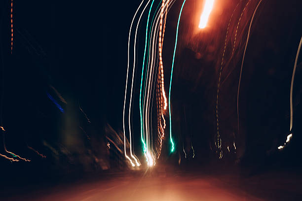 istock Blurred car lights in the nighttime 504582460
