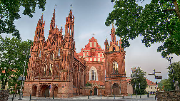 istock St Anne's and Bernadine's Churches in Vilnius, Lithuania 504583119