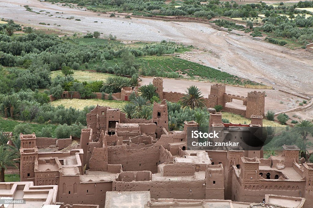 The Kasbah of Ait Benhaddou, Maroko - Zbiór zdjęć royalty-free (Ajt Bin Haddu)