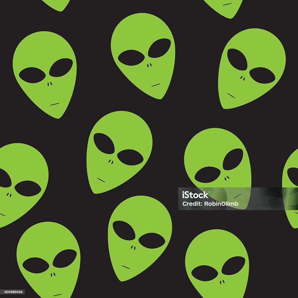 Alien Style Patterns Alien Pattern Stock Illustration - Download Image Now - Seamless ...