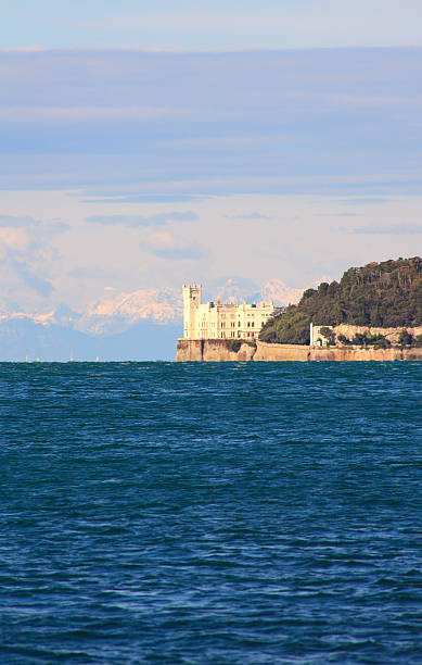 istock Miramare castle in Trieste 504585591