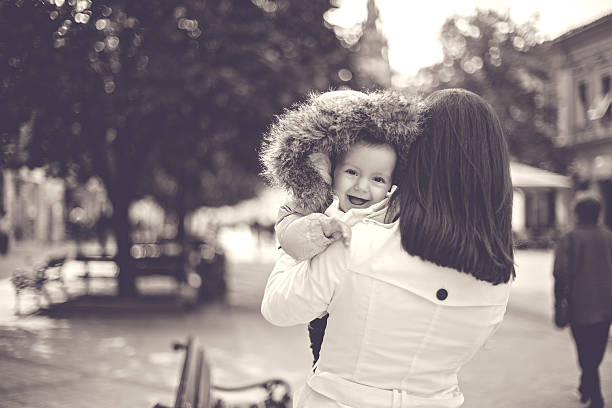 istock Happy baby in mothers hands 504586184