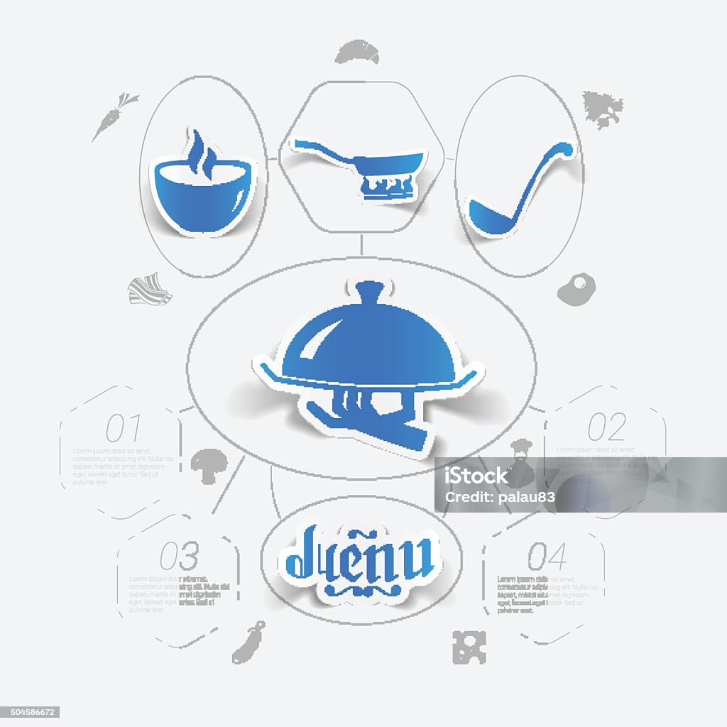 Restaurant Sticker Editable Restaurant Sticker Infographic Stock Illustration - Download Image Now ...