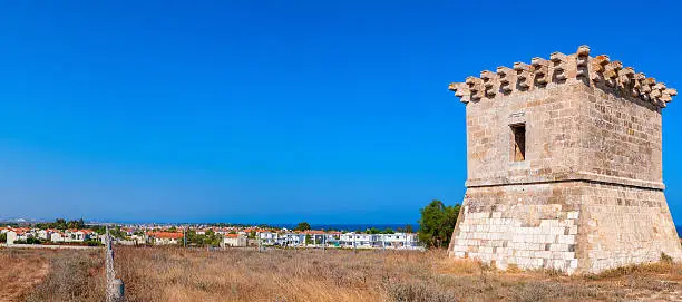 Medieval watchtower at Kiti. Larnaca. Cyprus
