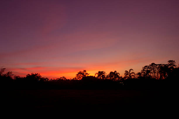 istock Bright orange and yellow colors sunset sky 504601347