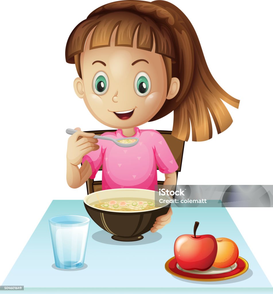 Cô Gái Ăn Sáng Hình minh họa Sẵn có - Tải xuống Hình ảnh Ngay bây ...