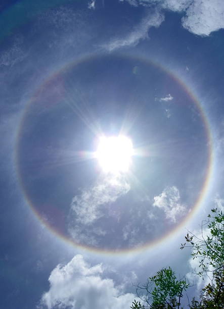 istock The sun corona, aura ring around the sun 504602217