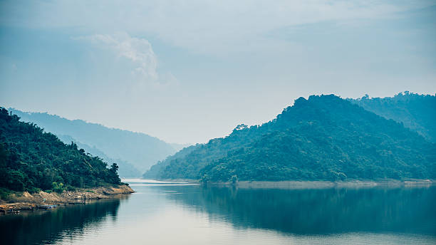 istock The bright morning at Khundanprakarnchol Dam 504602434