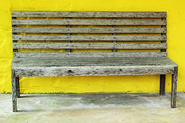 istock Bench chair in the park 504603897