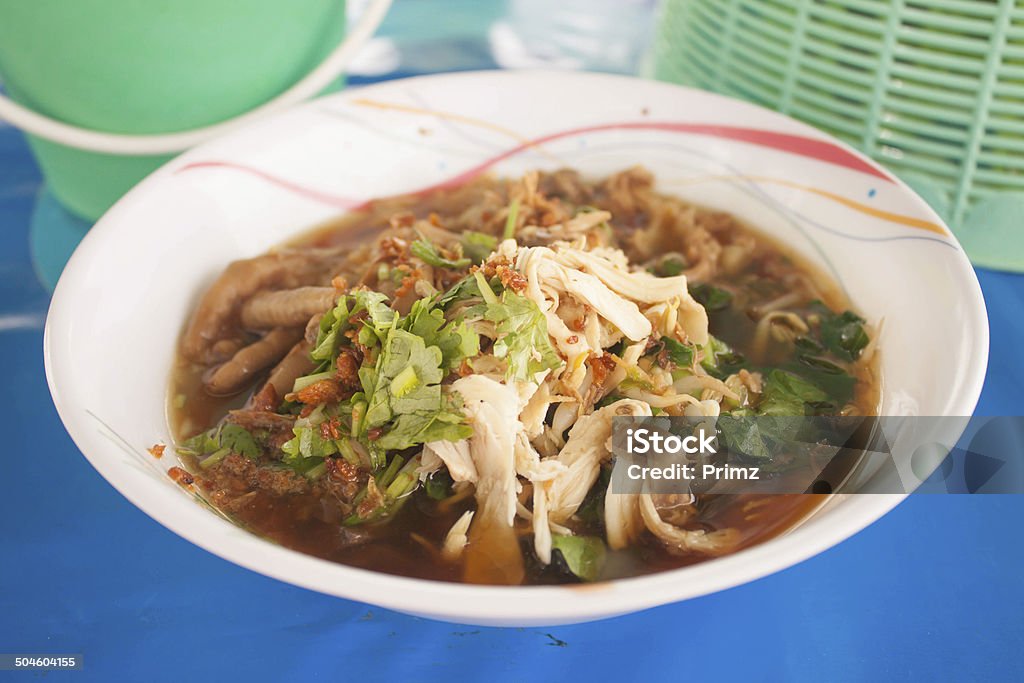 Noodle Food in Thailand Bean Sprout Stock Photo
