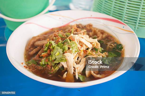 Noodle Food In Thailand Stock Photo - Download Image Now - Bean Sprout, Carbohydrate - Food Type, Chicken Noodle Soup