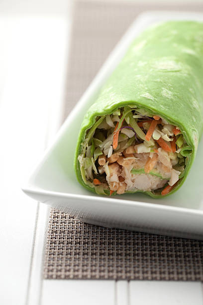 Vegetarische Sandwich Wrap – Foto