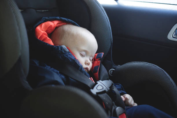 istock Baby Boy sleeping in car seat 504605938