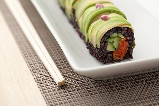 Orchid Roll-vegane California Roll Sushi – Foto