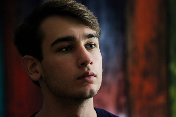 istock Somber Teen Poses For Camera 504607980