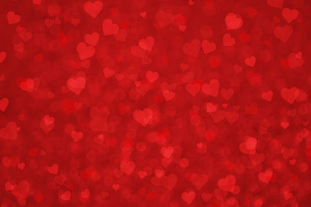 grunge schönen valentinstag rote herzen hintergrund - valentinstag stock-grafiken, -clipart, -cartoons und -symbole