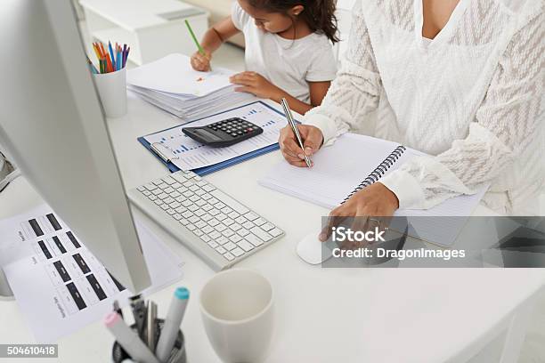 Working Mother Concept Stock Photo - Download Image Now - Working Mother, Mother, Office