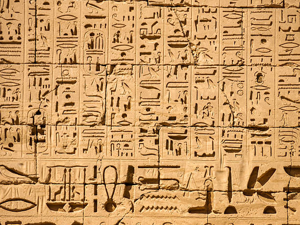 istock Hieroglyphs in the Temple of Rameses 504612016