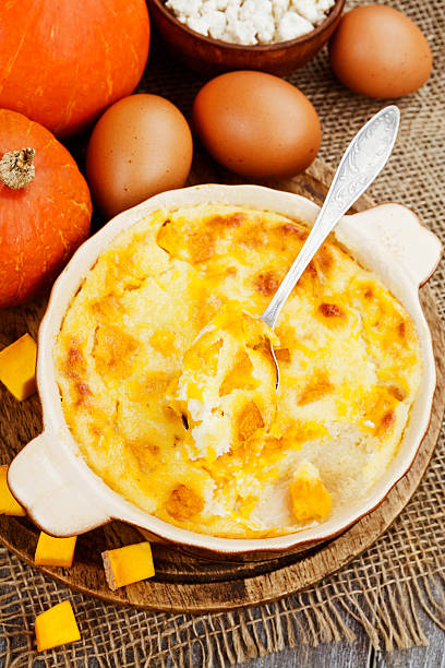 istock Casserole with cottage cheese and pumpkin 504614176